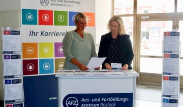 AFZ Messestand bei der OZ Jobmesse